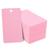 joycraft Earring Display Cards - 200Pcs Pink Paper Stud Display Cards, 3.5x2 in Jewelry Card for Selling, Small Business, Craft Fair, Retail