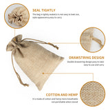 joycraft 20pcs Burlap Gift Bags, 4x6 Inches Burlap Bags with Drawstring, Reusable Burlap Party Favor Bags, Jewelry Pouches Gift Bag for Holiday, Party Favors, DIY Crafts, Xmas