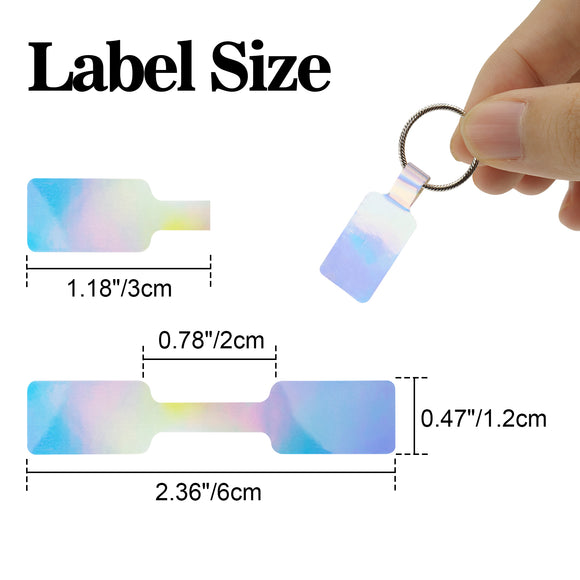 joycraft 500Pcs Jewelry Price Tags Stickers, Holographic Self Adhesive Jewelry Labels, Laser Jewelry Price Identification Stickers for Ring, Necklace, Bracelets, Earring, Doll