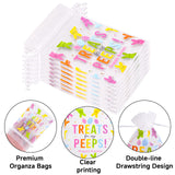joycraft 30Pcs Easter Organza Bags - 4x6 In Bunny Mesh Drawstring Gift Bags, Organza Party Favor Bags for Easter Egg, Candy, Chocolate, Jewelry