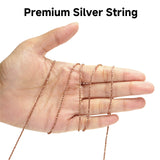joycraft 328ft Rose Gold String, 1.5mm Decorative Metallic Bakers String | Roes Gold Wrapping Twine String - Inelastic - Glitter String for DIY Crafting Graduation Wedding Anniversary Christmas Decor