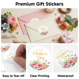 joycraft 60Pcs Mother's Day Gift Stickers, Happy Mother's Day Stickers, 2 Inch Gold Rose Round Labels for Gift Wrapping, DIY Card, Craft, Cookie Bags