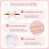 joycraft 100Pcs Clear Rice Krispie Treat Bags with Pink Sticks and Stickers,3.5x5.9 inch Clear Treat Bags,Cakesicle Bags,Flat Cellophane Bags for Macaron Pop,Candy,Apple Cookies,Cake Pop Packaging