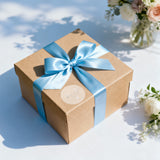 joycraft 2 Inch Sweet Thank You Stickers, 120Pcs Thank You Party Favor Labels Stickers, Clear Silver Envelope Seals, Round Gift Sticker for Bags, DIY Craft, Small Business