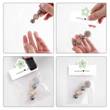 joycraft Jewelry Packaging for Small Business – 100Pcs White Bracelet Display Cards with Clear Bags, Small Handmade Jewelry Display Set for Bracelets, Key Chains, Earring, DIY Craft