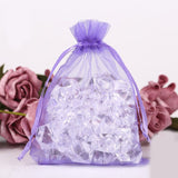 joycraft Organza Bags 2.7x3.5 inch - Light Purple Drawstring Gift Packaging Pouch with Breathable Mesh for Wedding Favors, Jewelry Display, Candy Bags | Reusable Craft Supplies, Small Business