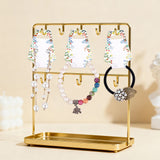 joycraft 100Pcs Bracelet Display Cards, 4.7x1.7Inch Self-Adhesive Necklace Display Card, Earring Paper Card, Flower Jewelry Cards for Earring Bracelets Jewelry Scrunchies Keychain