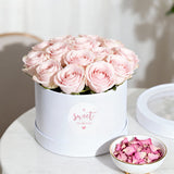 joycraft 2 Inch Sweet Thank You Stickers, 120Pcs Thank You Party Favor Labels Stickers, Clear Rose Pink Envelope Seals, Round Gift Sticker for Bags, DIY Craft, Small Business