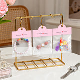 joycraft 100Pcs Pink Packaging for Small Business, Jewelry Package Supplies with Clear Bags, Jewelry Display Bags for Selling, Craft Packaging Set for Bracelets, Key Chains, Earring, Necklace.