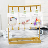 joycraft Jewelry Packaging for Small Business – 100Pcs White Bracelet Display Cards with Clear Bags, Small Handmade Jewelry Display Set for Bracelets, Key Chains, Earring, DIY Craft