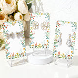 joycraft Earring Display Cards - 200Pcs Flower White Paper Stud Display Cards, 3.5x2 in Jewelry Card for Selling, Small Business, Craft Fair, Retail