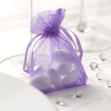 joycraft Organza Bags 2.7x3.5 inch - Light Purple Drawstring Gift Packaging Pouch with Breathable Mesh for Wedding Favors, Jewelry Display, Candy Bags | Reusable Craft Supplies, Small Business