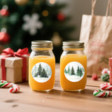 joycraft 120Pcs Merry Christmas Stickers - 2In Holiday Gift Wrapping Stickers, 6 Style Christmas Tree Lables for Party Favor, Candy Bags, Envelope Seal, DIY Craft