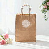 joycraft 2 Inch Sweet Thank You Stickers, 120Pcs Thank You Party Favor Labels Stickers, Clear Silver Envelope Seals, Round Gift Sticker for Bags, DIY Craft, Small Business