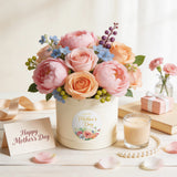 joycraft 60Pcs Mother's Day Gift Stickers, Happy Mother's Day Stickers, 2 Inch Gold Rose Round Labels for Gift Wrapping, DIY Card, Craft, Cookie Bags