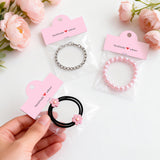 joycraft 100Pcs Pink Packaging for Small Business, Jewelry Package Supplies with Clear Bags, Jewelry Display Bags for Selling, Craft Packaging Set for Bracelets, Key Chains, Earring, Necklace.