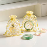 joycraft 50Pcs Organza Gift Bags - 4x6 In Gold Mesh Gift Drawstring Bags, Organza Party Favor Pouch for Valentine's Day, Wedding, Birthday, Brial Shower Visit the joycr